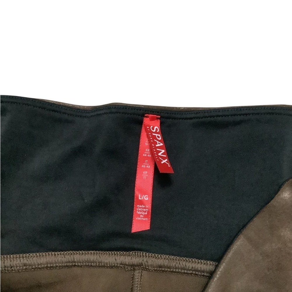 Spanks shape wear High-Waisted brown Shiny Leggings - Picture 2 of 3